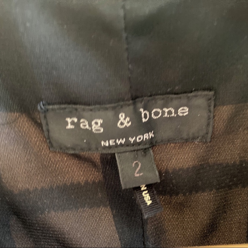 Rag & Bone Lorie Windowpane Print Flare Dress 2 - image 5